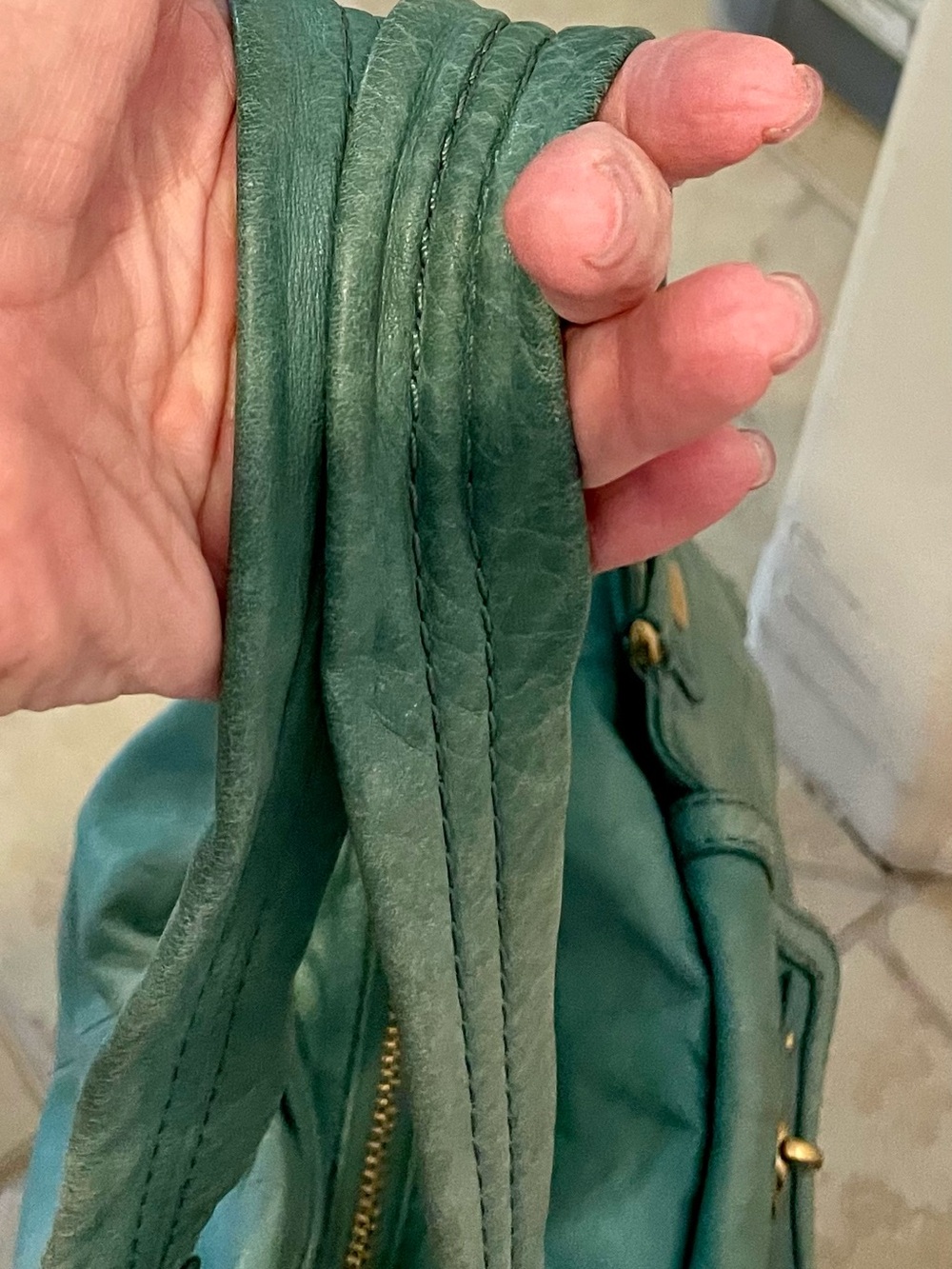 Marc by Marc Jacobs Teal Shoulder Bag - Picture 7 of 7